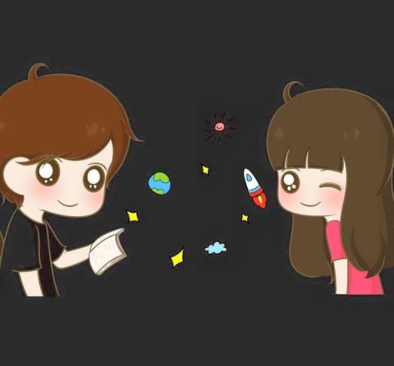 Avatar cặp chibi